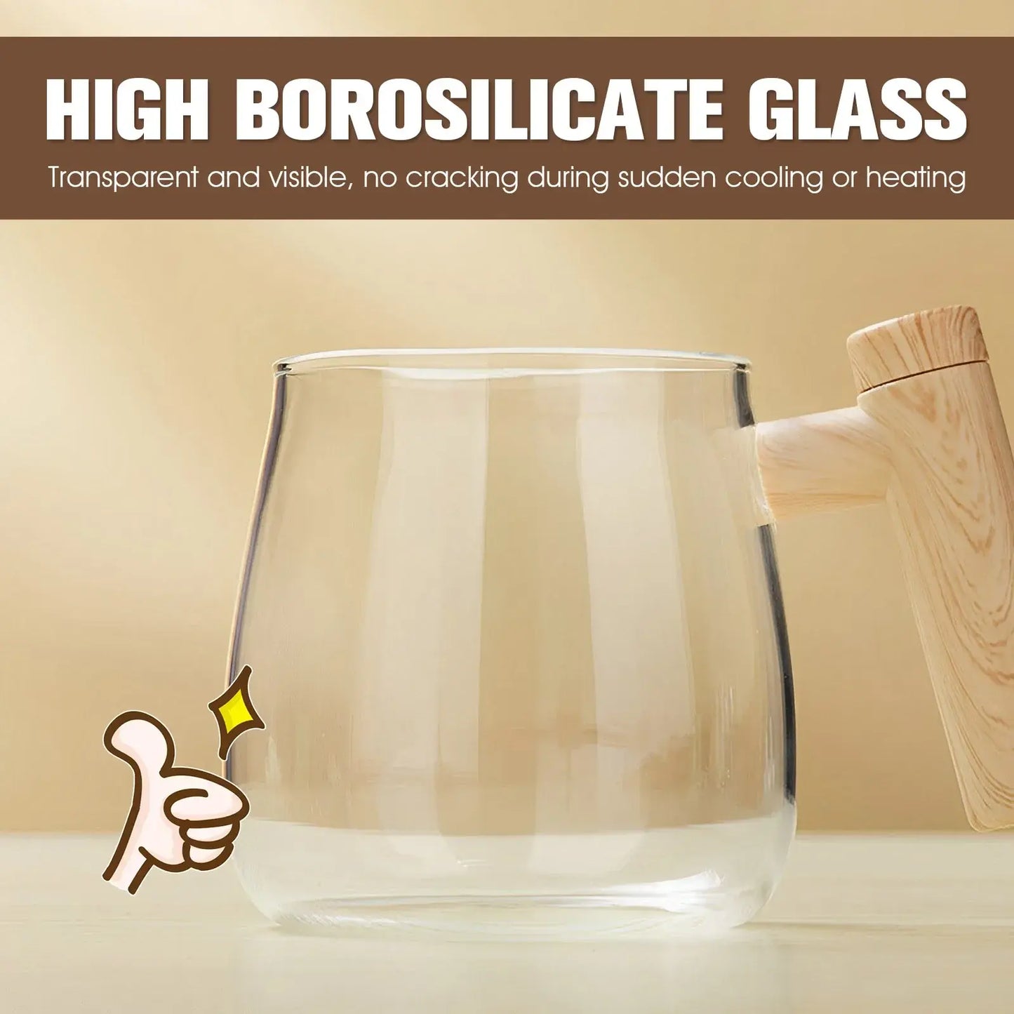 Electric Stirring Mug Self Mixing  Glass